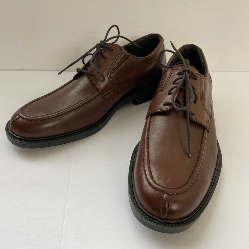 Bostonian No16 Brown Leather Loafer Lace-up 7M Mens